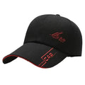 sport cap black with red details